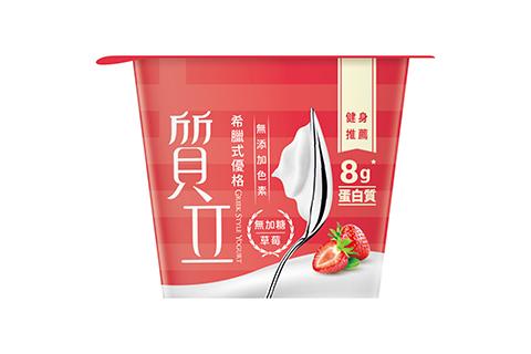 質立希臘式優格 (草莓無加糖) 150g