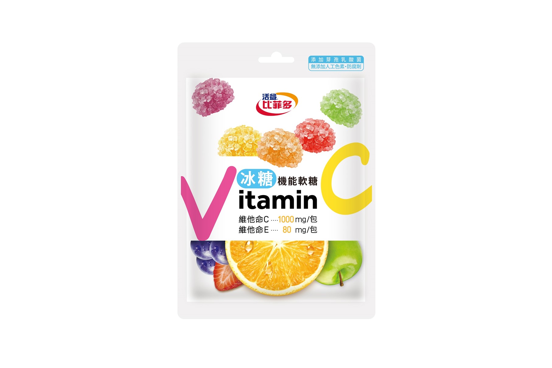 比菲多冰糖機能軟糖(綜合水果)80g