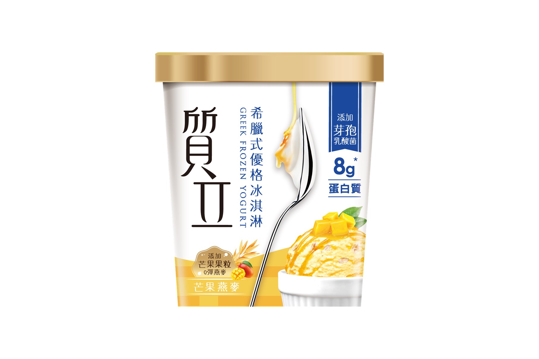 質立希臘式優格冰淇淋 (芒果燕麥)