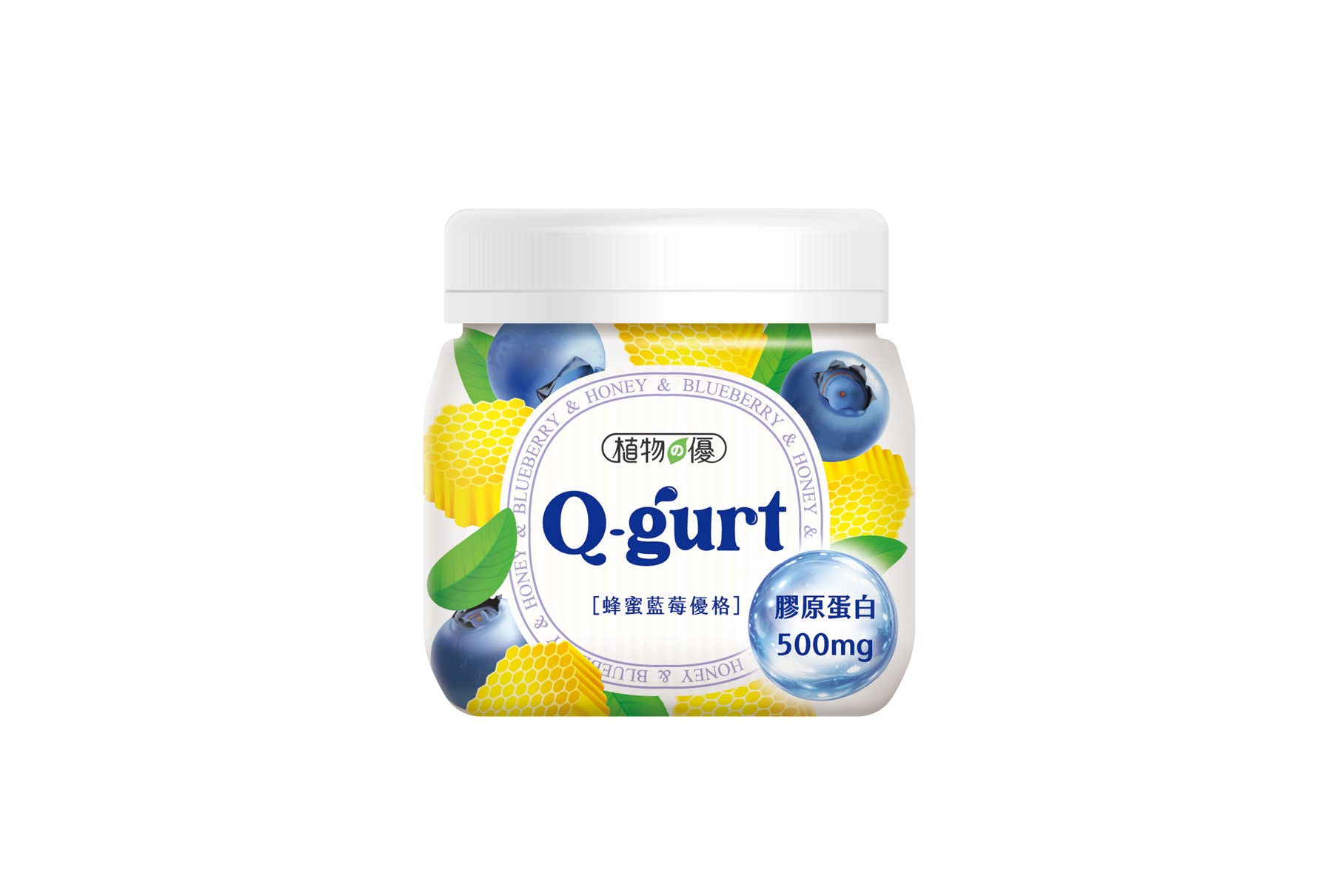 Q-gurt蜂蜜藍莓優格